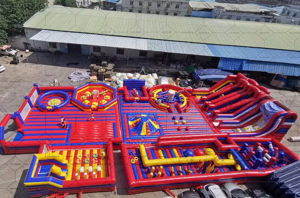 inflatable indoor trampoline park