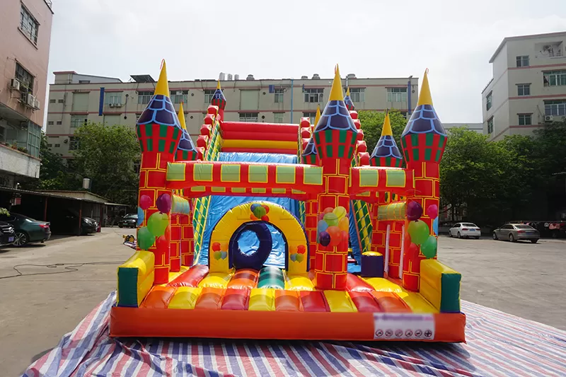 inflatable castle slide