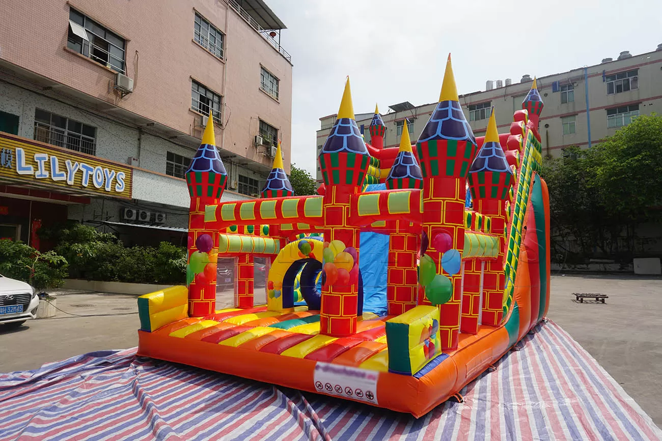 inflatable castle slide