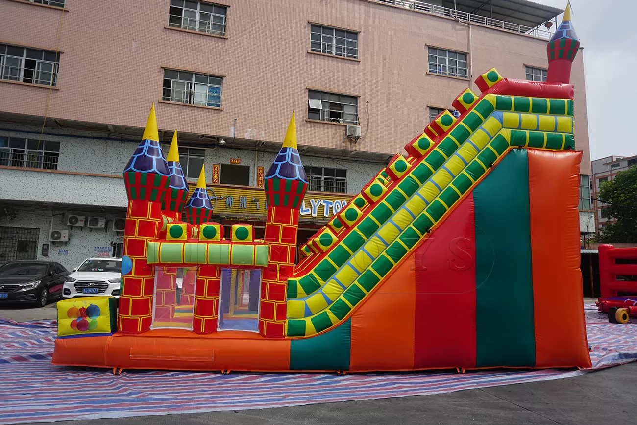 inflatable castle slide