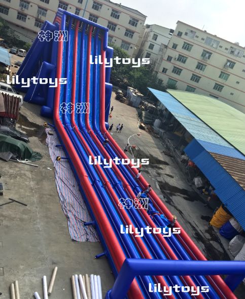 biggest inflatable water slide for adults