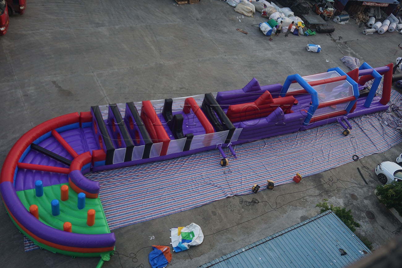 giant inflatable obstacle course 200m
