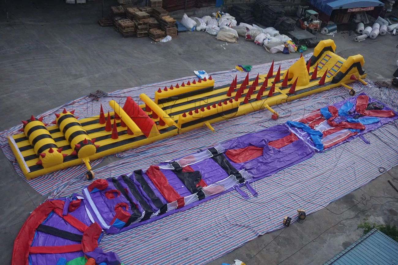 giant inflatable obstacle course 200m