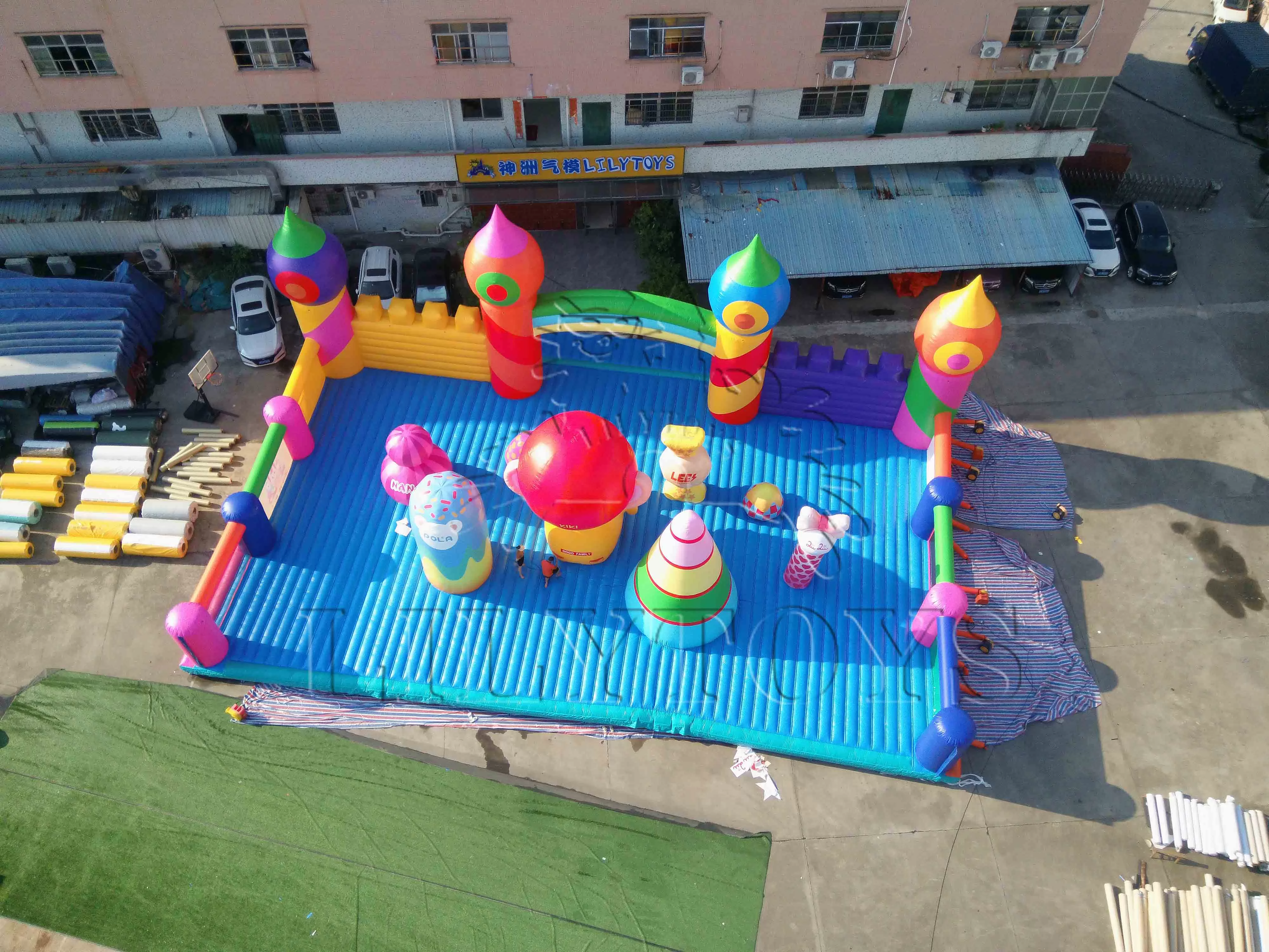 Inflatable  sport  bounce park su03