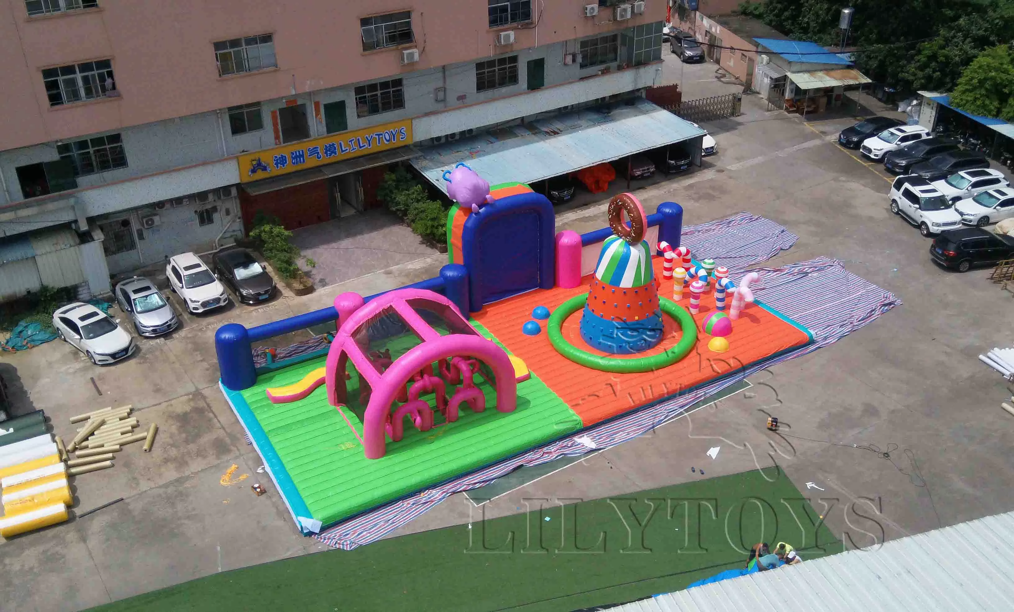 Inflatable  sport  bounce park su03