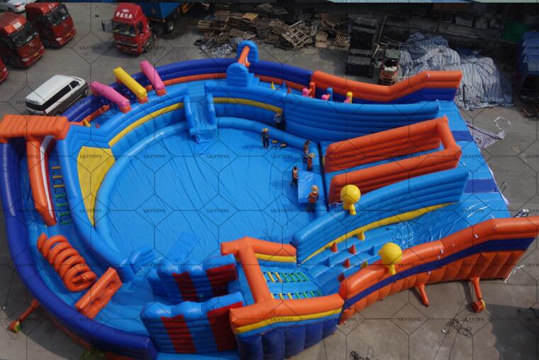 New giant inflatable stages water park