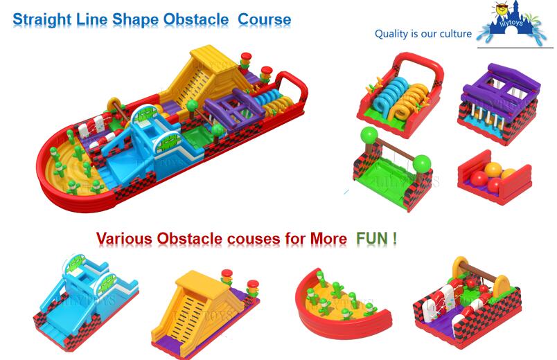 New giant obstacle course inflatable for rentals