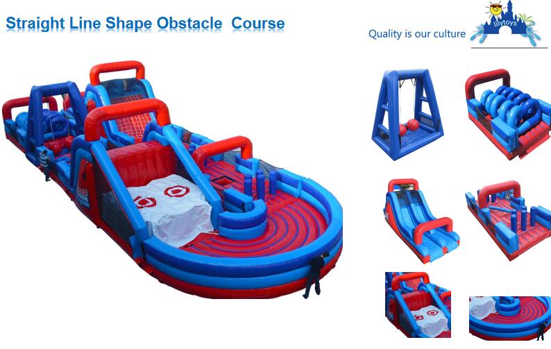 New giant obstacle course inflatable for rentals