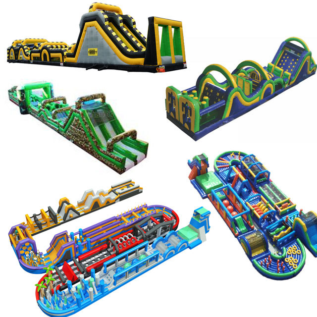 New giant obstacle course inflatable for rentals