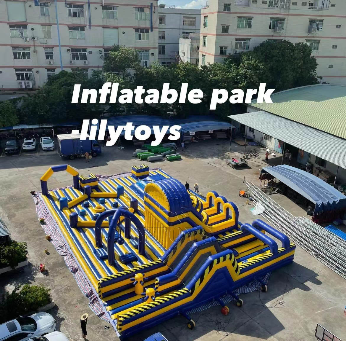 1400 square meters inflatable park inflatable theme park for indoor