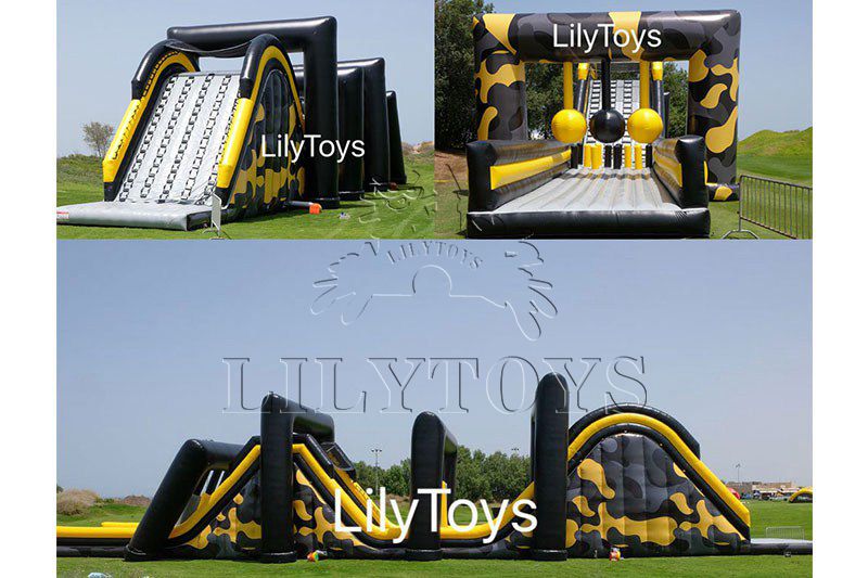Inflatable 5K Obstacle Course Outdoor Sport Games