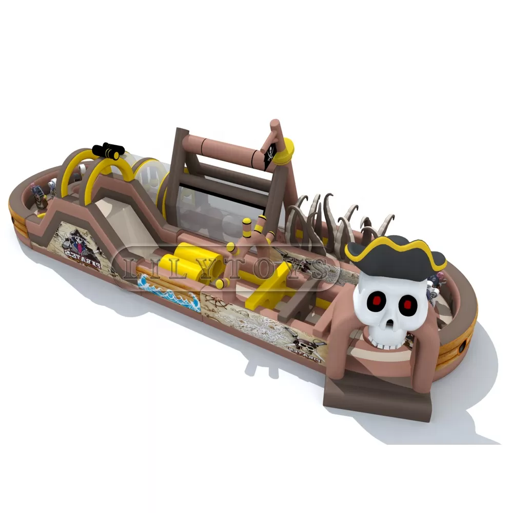Pirate inflatable obstacle course