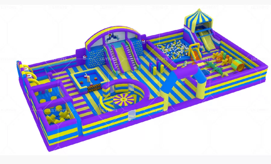 indoor inflatable park for kids and teenages