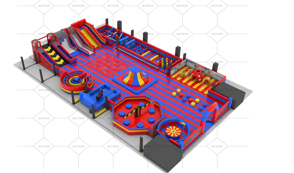 inflatable sport interative park