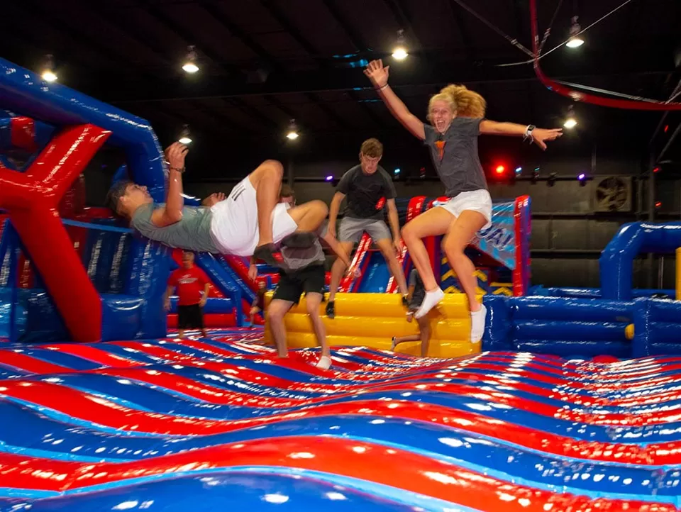 inflatable sport interative park