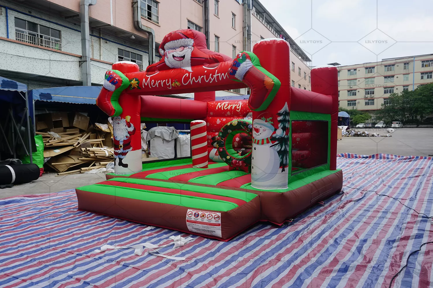christmas inflatable bouncer