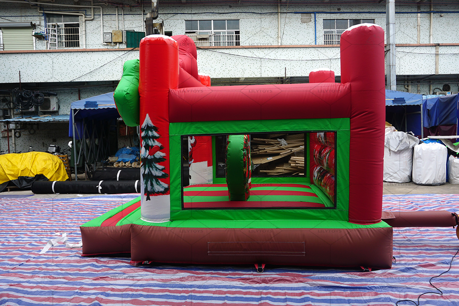 christmas inflatable bouncer