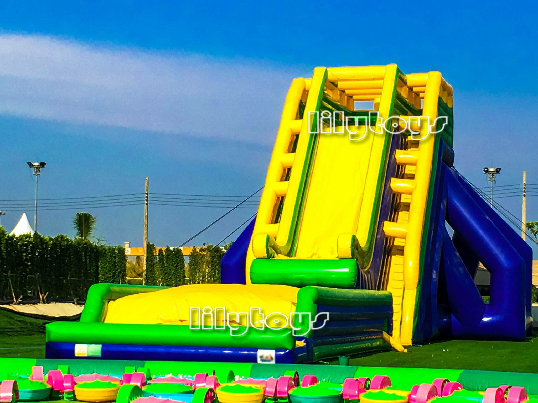 inflatable fly slide