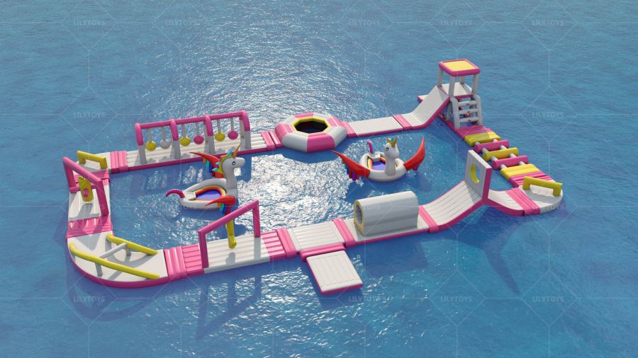 unicorn small floating  park