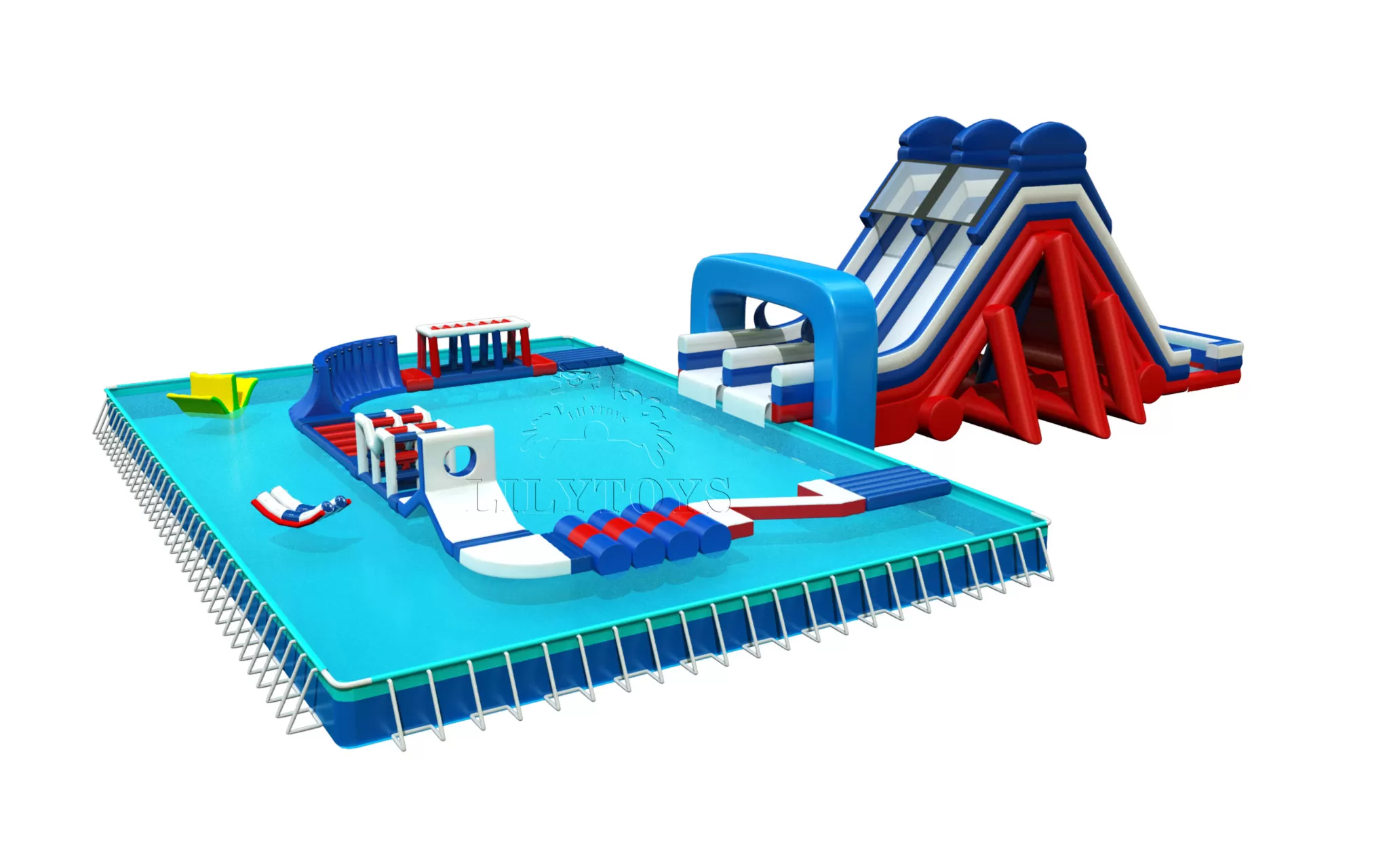 giant inflatable big slide for pool for adults