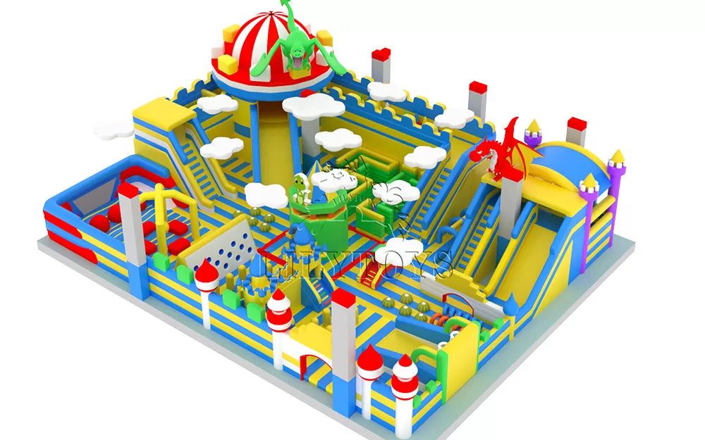 indoor inflatable theme park