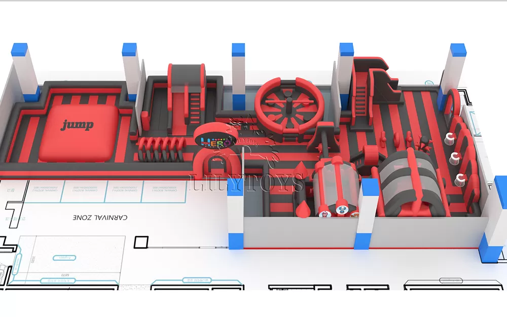 Indoor Inflatable Trampoline