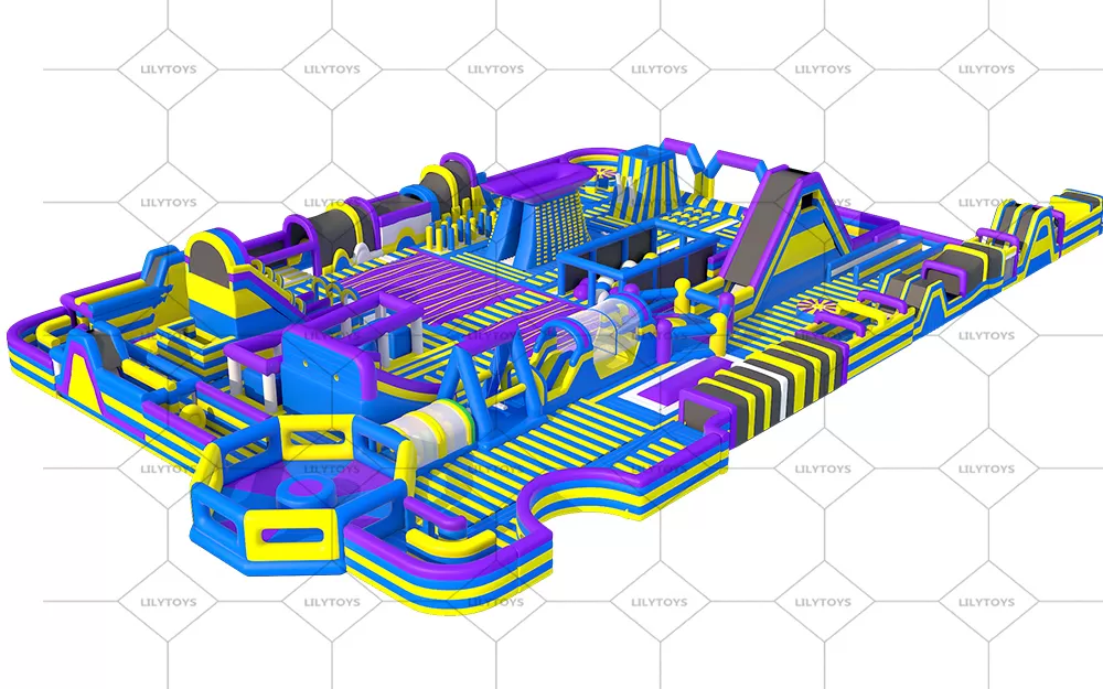 giant indoor park inflatable trampoline park