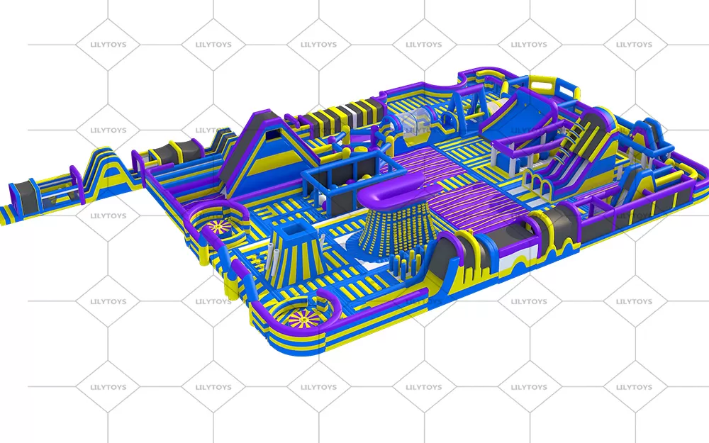 giant indoor park inflatable trampoline park
