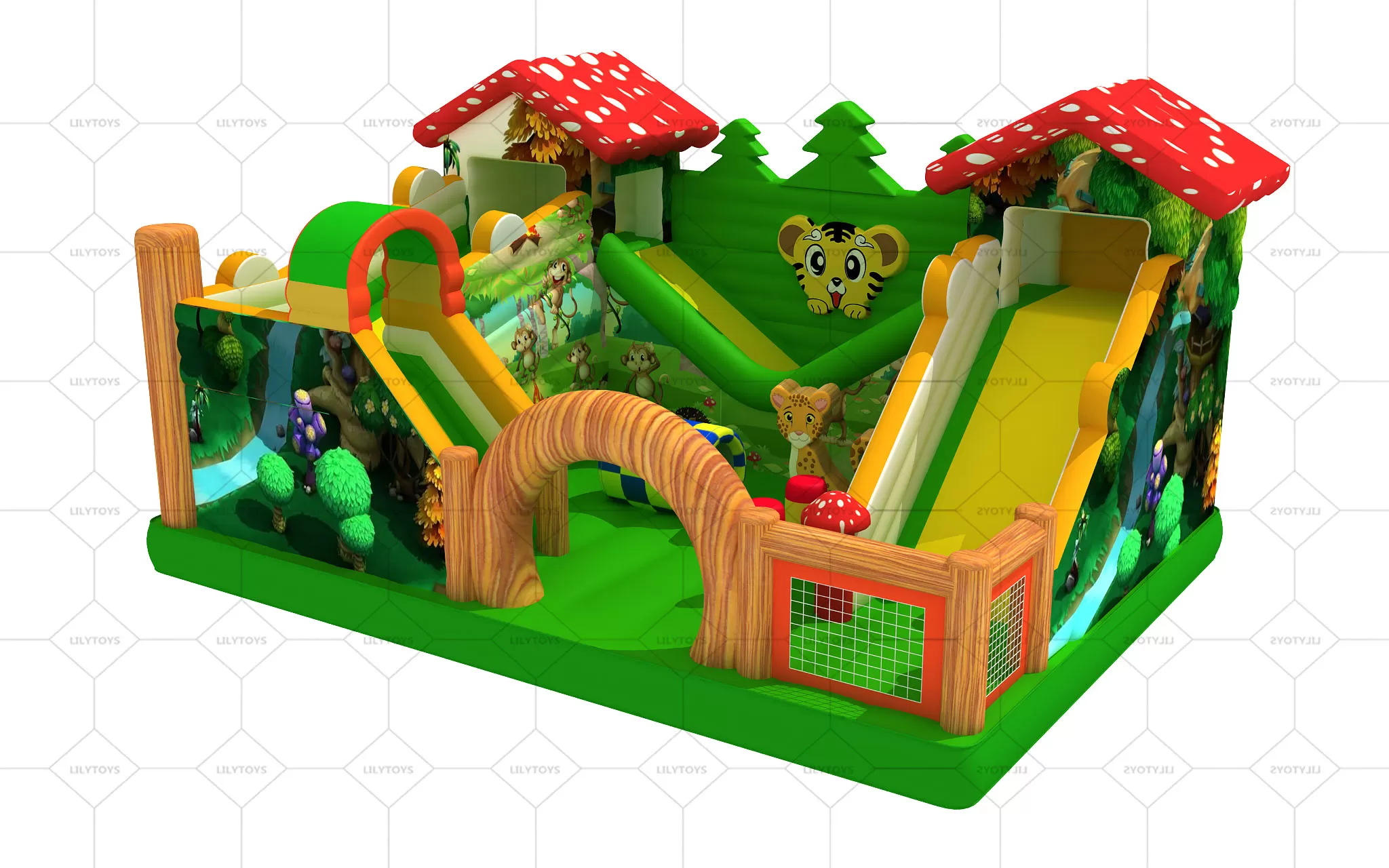 forest inflatable playground