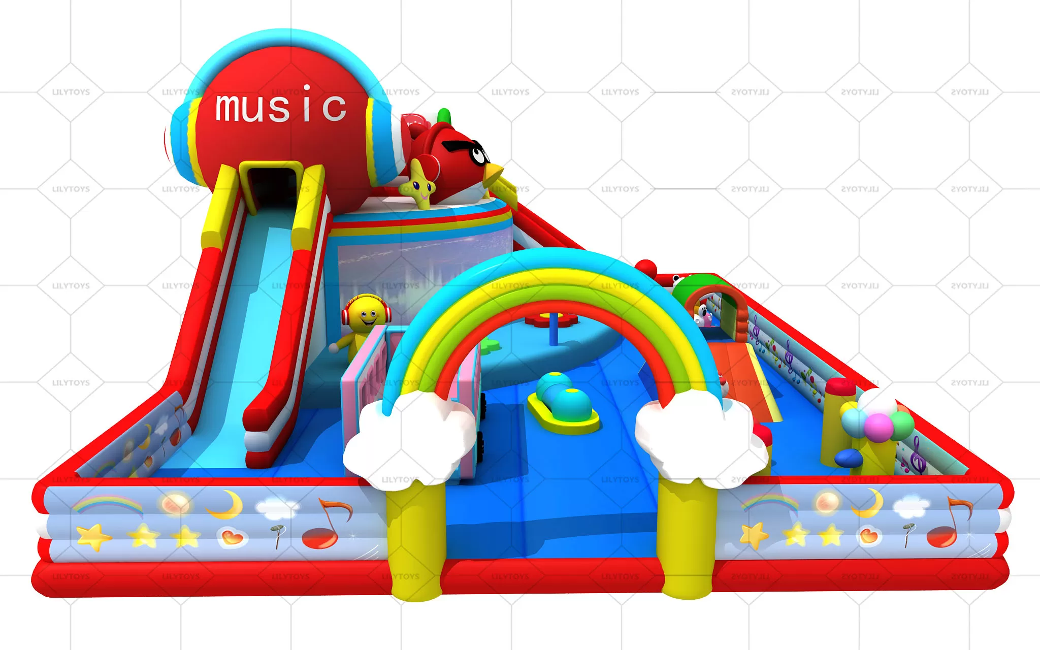 Music inflatable funcity