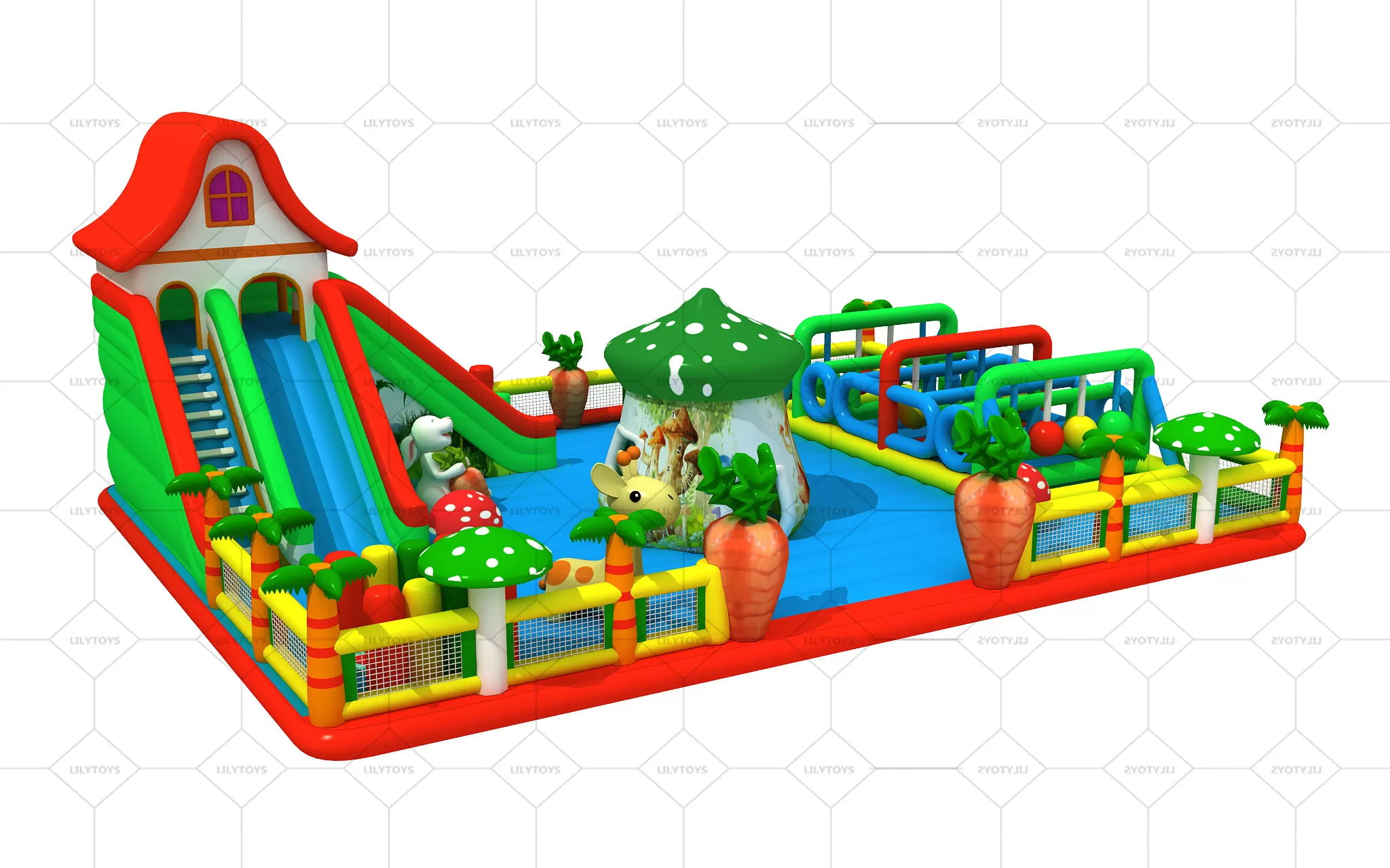 muitiplay inflatable playground