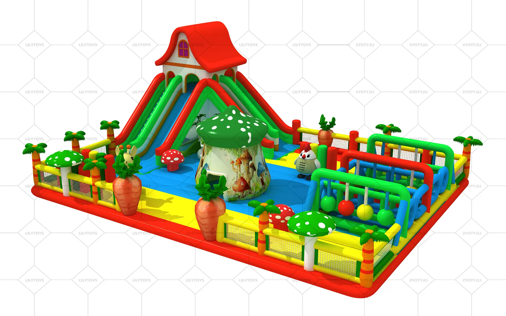 muitiplay inflatable playground