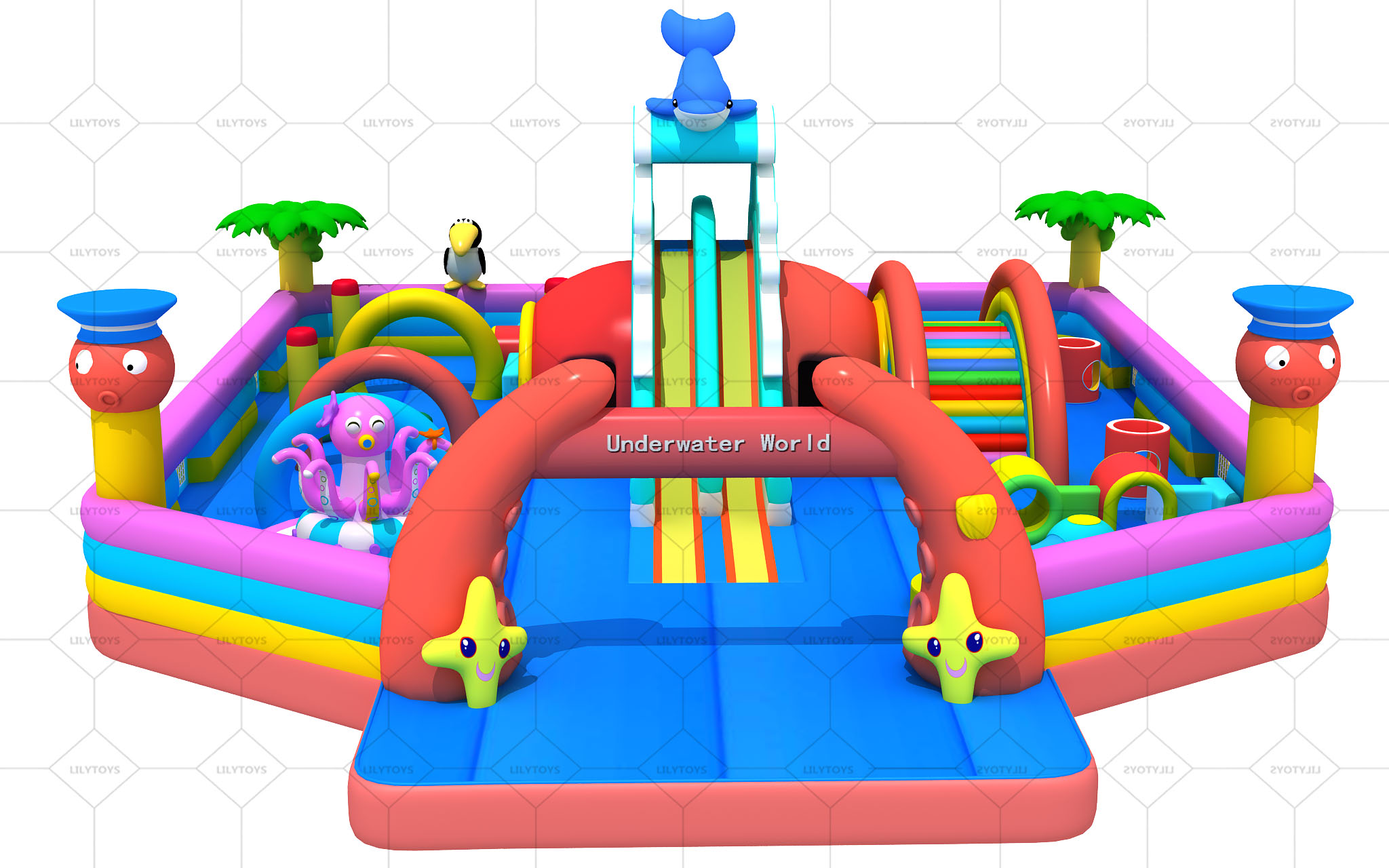 inflatable playground sea theme park
