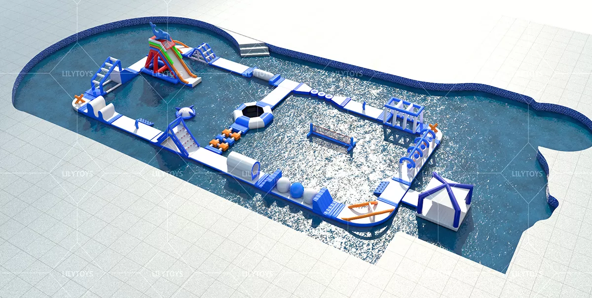 inflatable water obstacle -02
