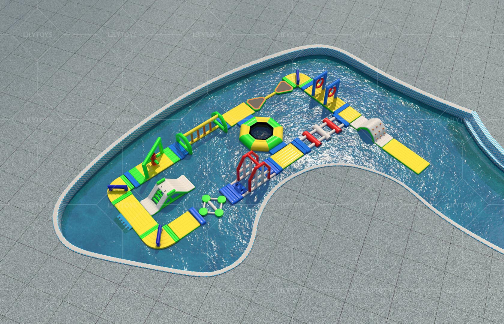 Pool water sport park