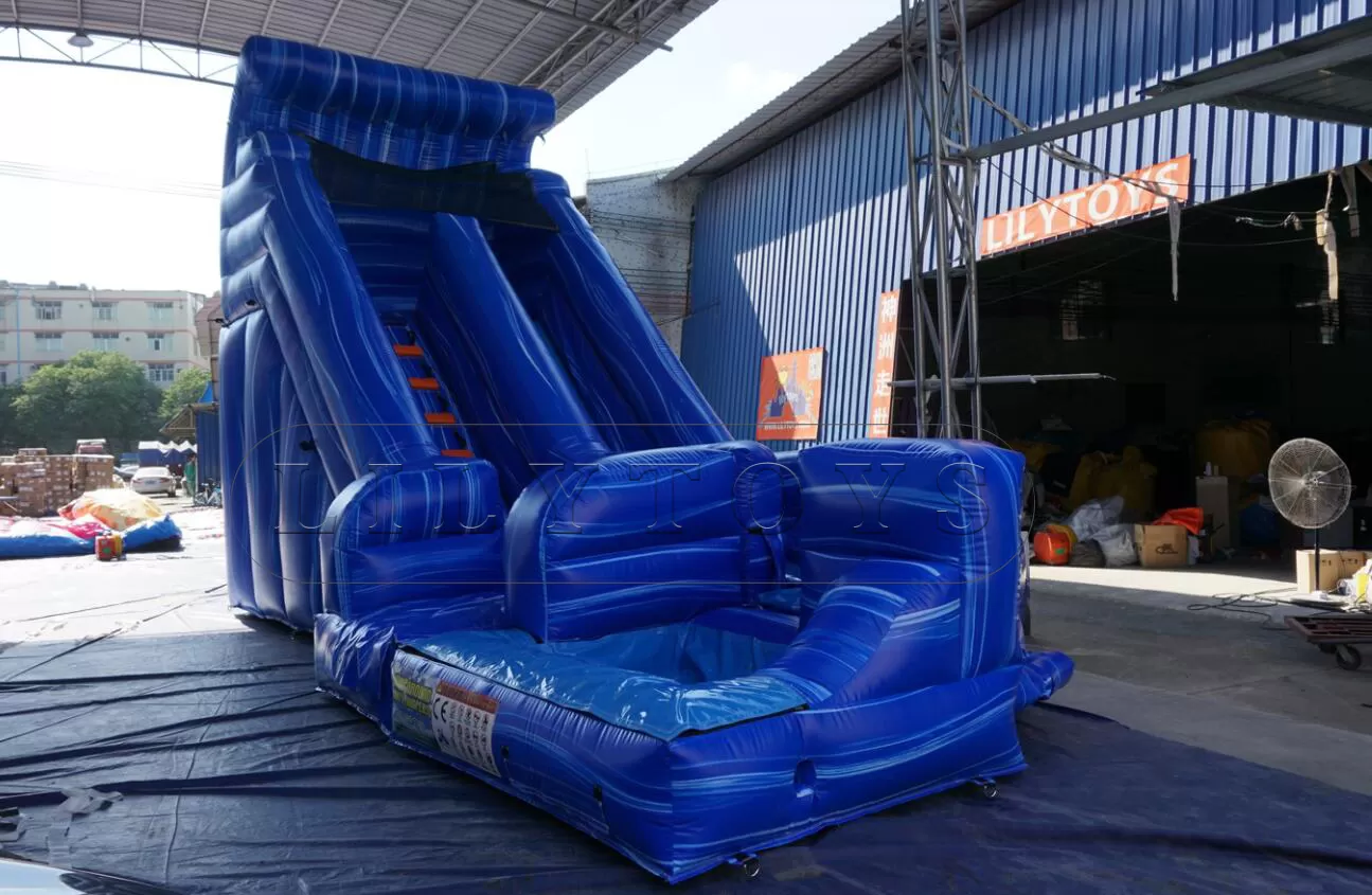 hot sale wave inflatable water slide