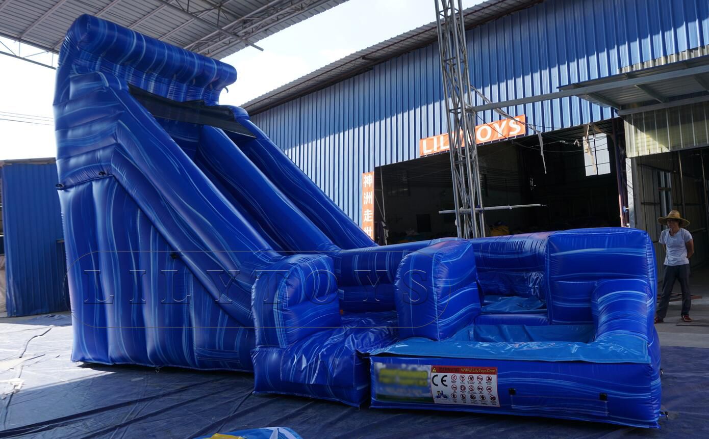 hot sale wave inflatable water slide