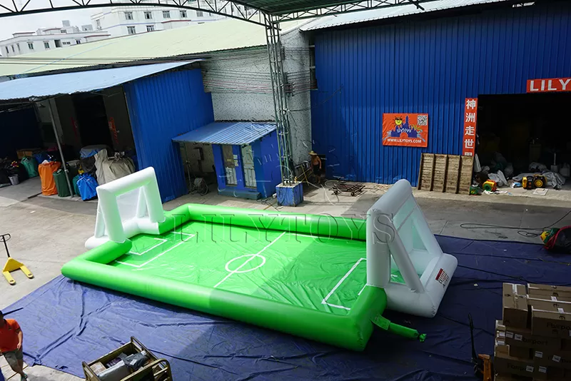 inflatable football soccor field