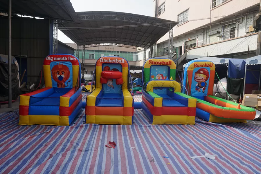 inflatable 4 in 1 interactive games