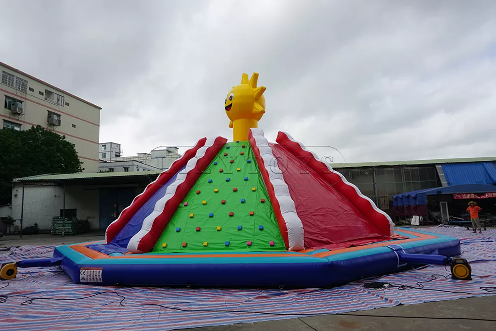 giant inflatable climbing wall