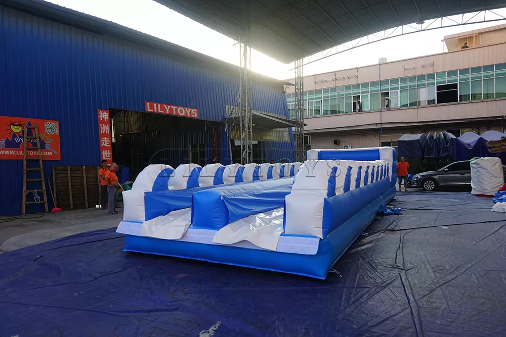 customized wave bungee run for two person