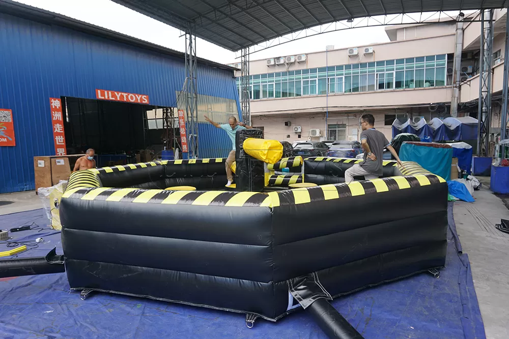 inflatable meltdown wipeout