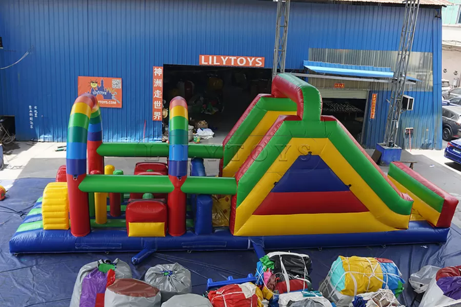 hot sale inflatable obstacle course