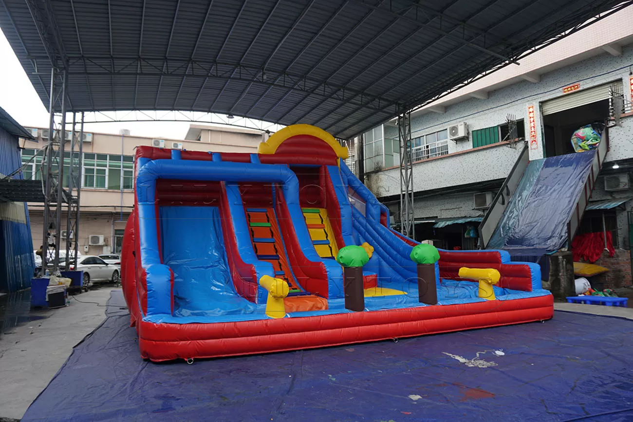 inflatable big water slide for the summer backyard