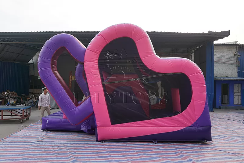 double love inflatable bounce house