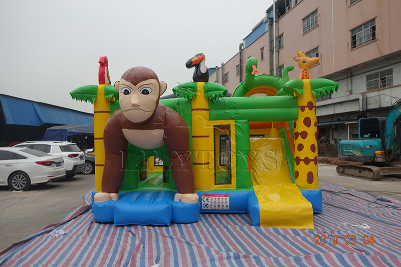 jungle inflatable bounce house for rental