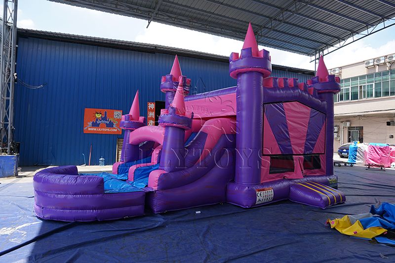 commercial castle bounce house slide