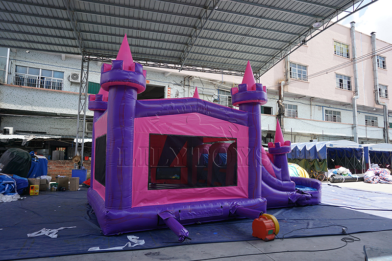 commercial castle bounce house slide