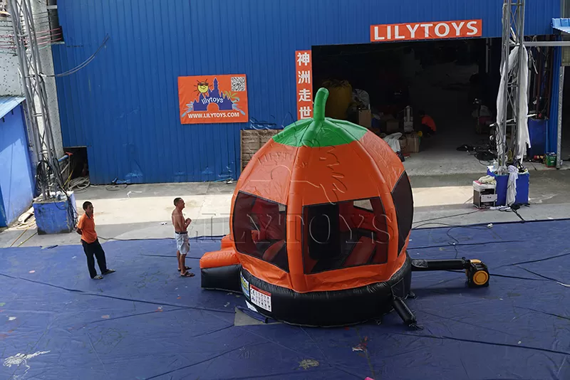 pumpkin inflatable bounce
