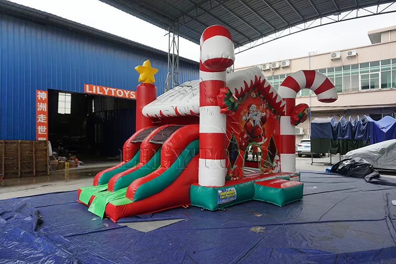 christmas inflatable bounce castle